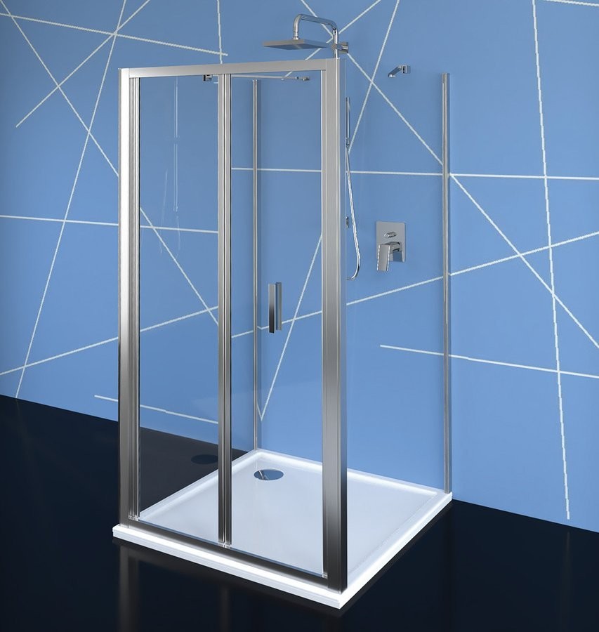 POLYSAN EASY třístěnný sprchový kout 700x900, skládací dveře, L/P varianta, čiré sklo EL1970EL3315EL3315