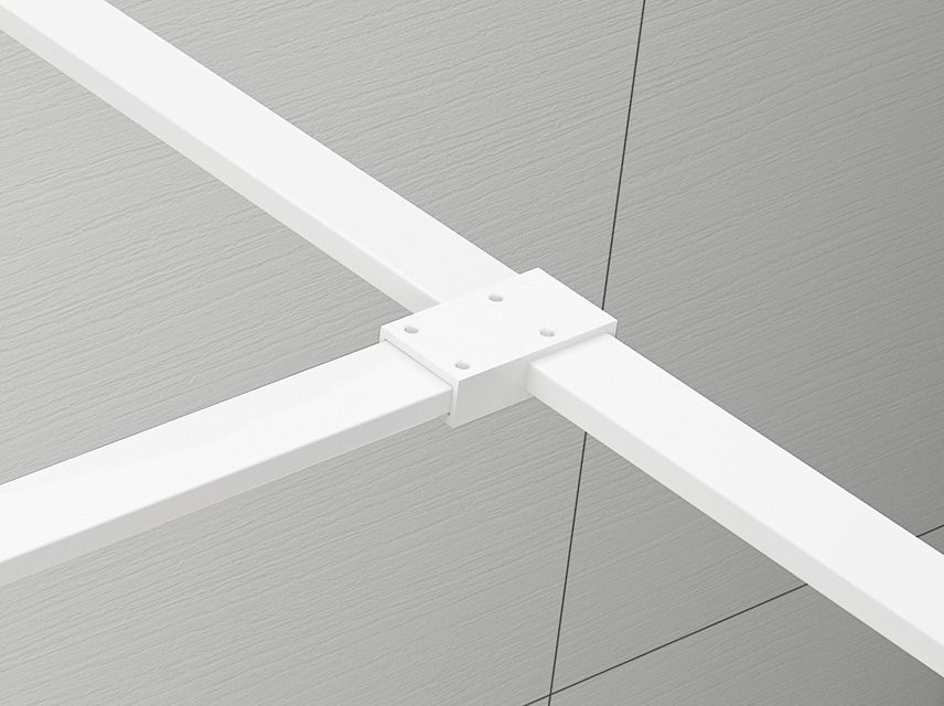 POLYSAN ESCA T- spojka vzpěr, bílá mat ES7534