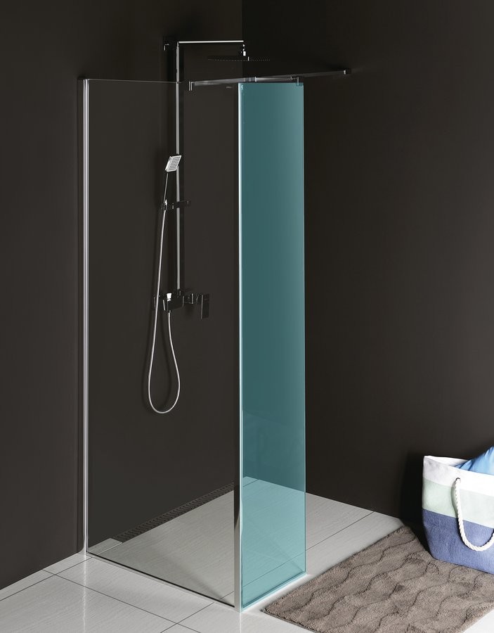 POLYSAN MODULAR SHOWER stěna k instalaci na zeď, pro připojení pevného panelu, 800  MS2A-80