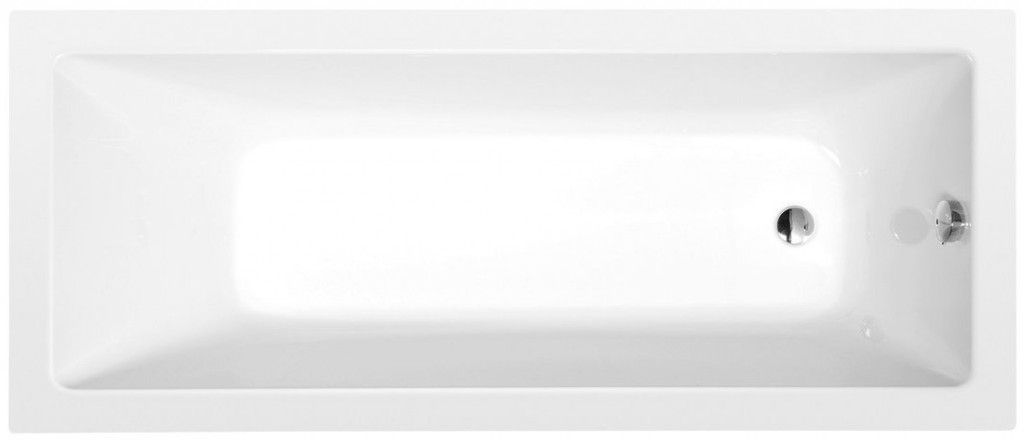 POLYSAN NOEMI obdélníková vana 160x70x39cm, bílá 71707