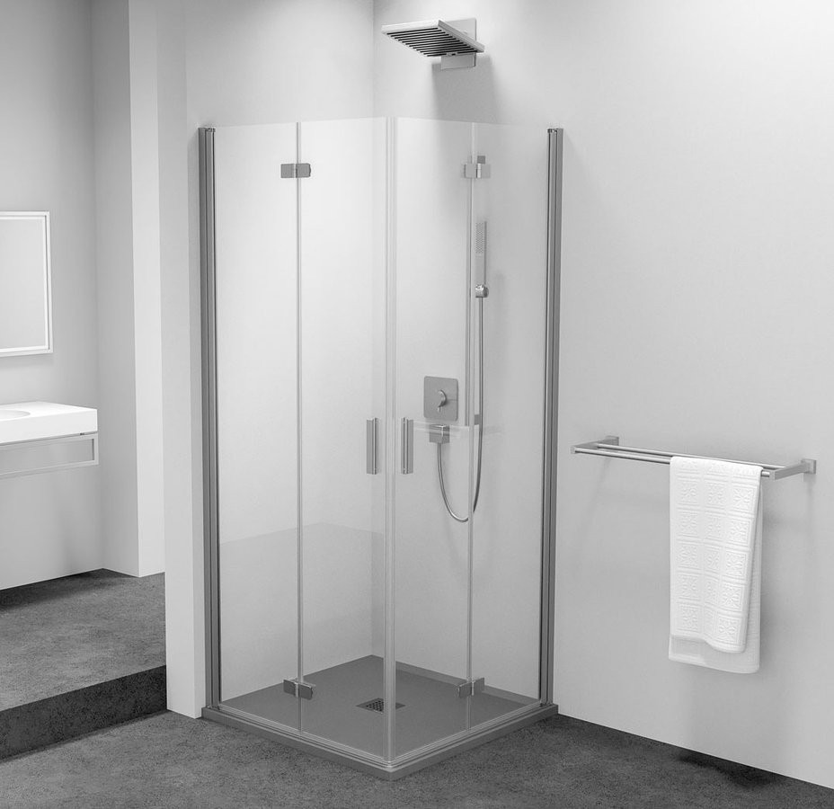 POLYSAN ZOOM čtvercový sprchový kout 900x900, rohový vstup ZL4915L-02