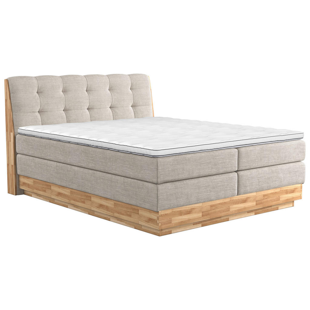 POSTEL BOXSPRING, 160/200 cm, krémová