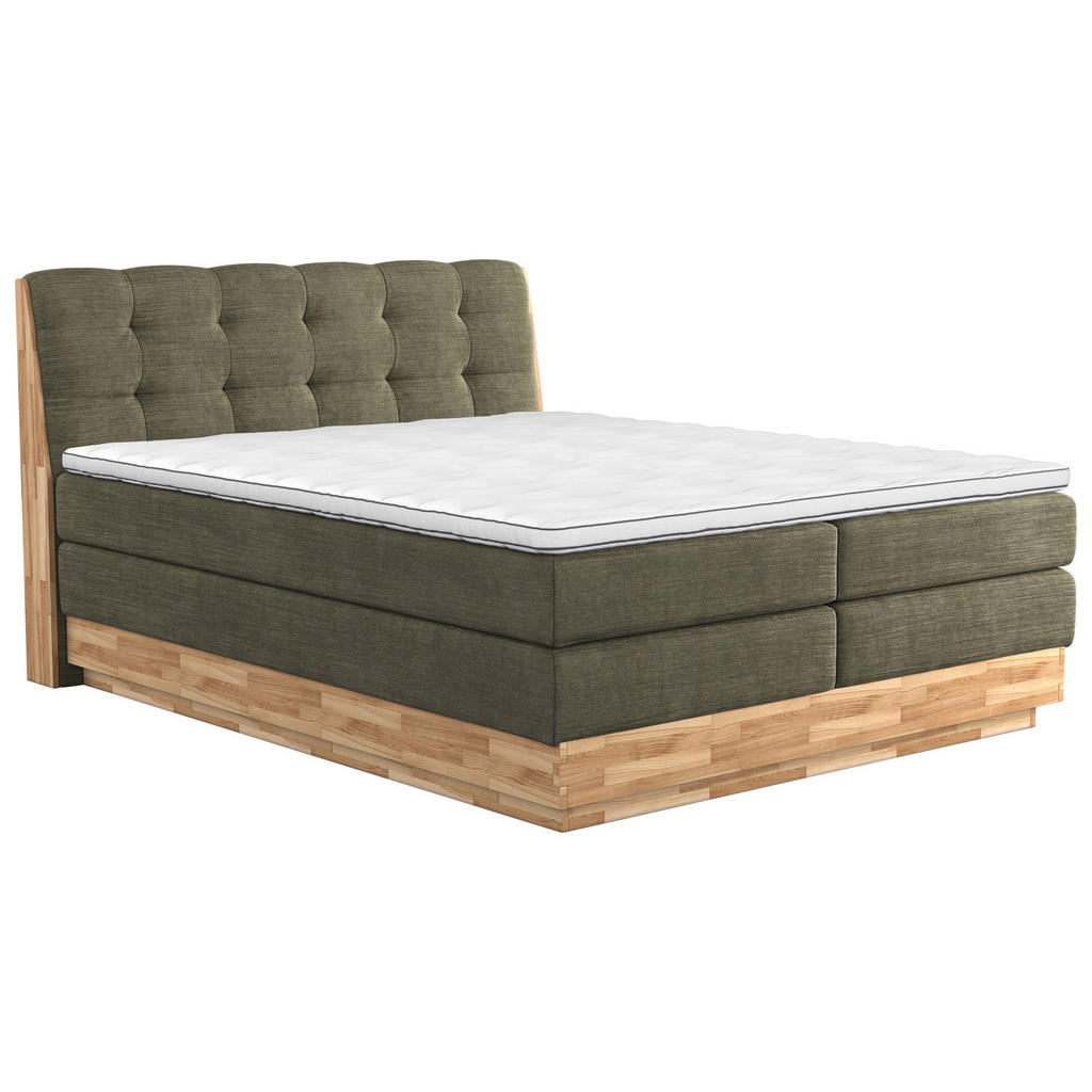 POSTEL BOXSPRING, 180/200 cm, zelená