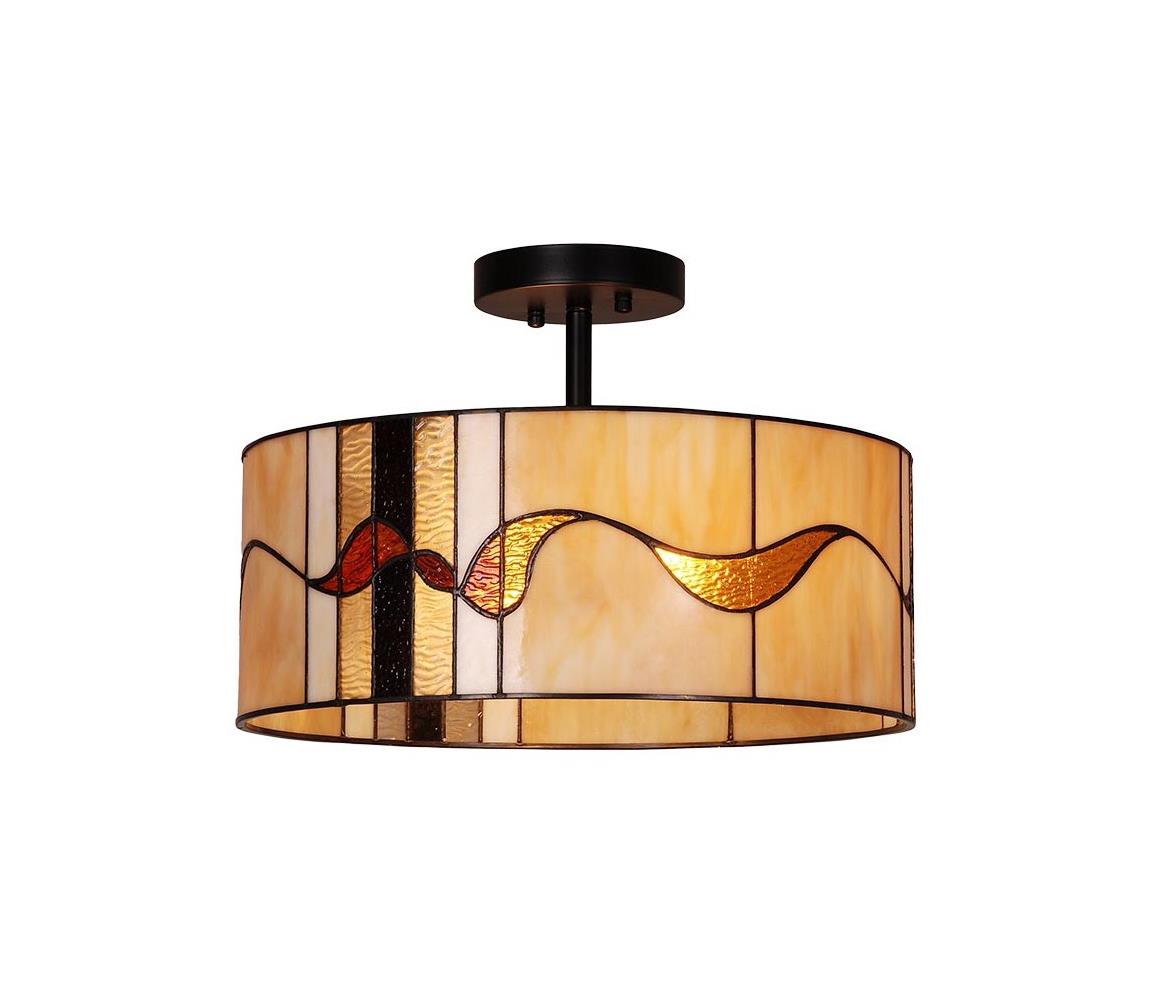 Prezent  - Lustr na tyči TIFFANY 2xE27/60W/230V 