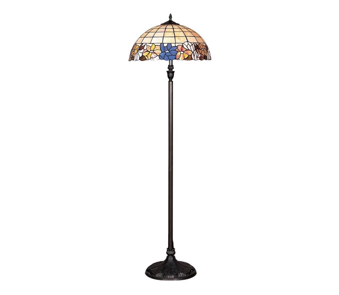 Prezent  - Stojací lampa TIFFANY 2xE27/60W/230V 