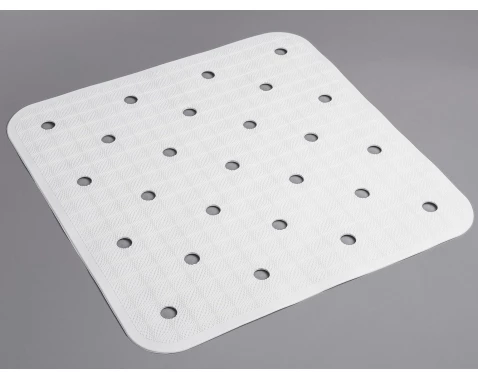 Protiskluzová podložka do sprchy 54x54 cm, bílá