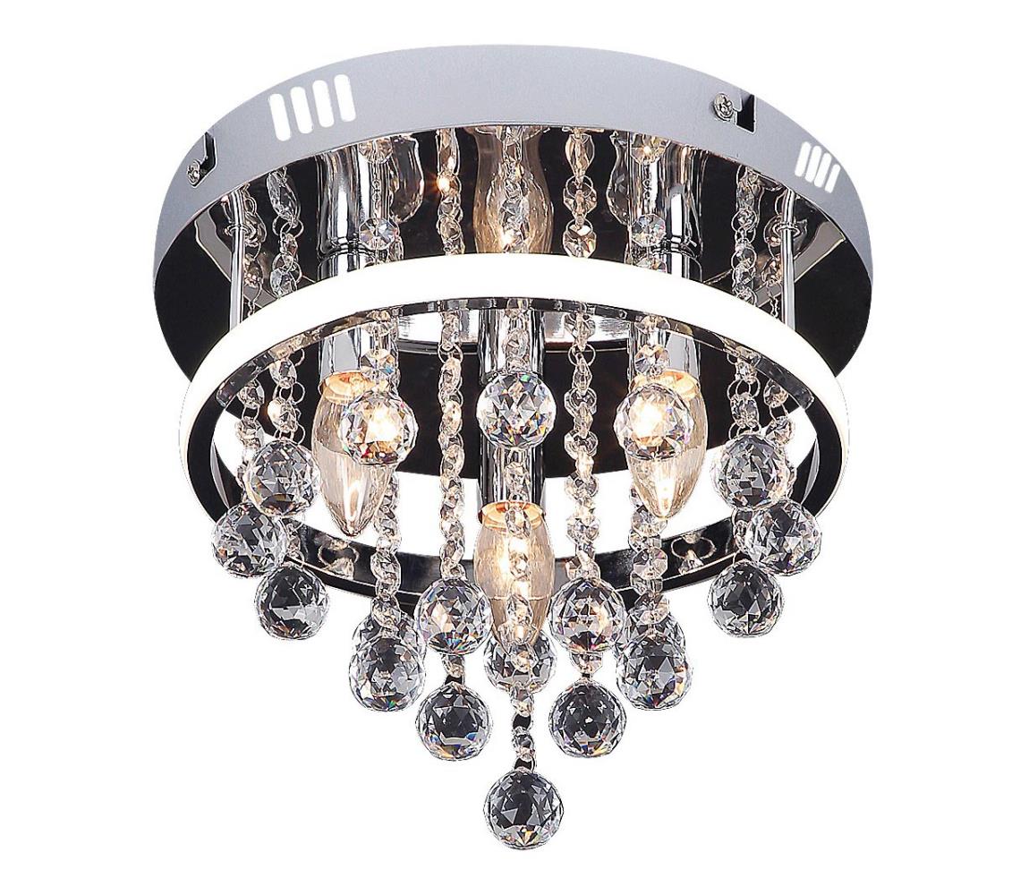 Rabalux 2236 - Křišťálový přisazený lustr PALLAS LED/20W/230V + 3xE14/40W 2236