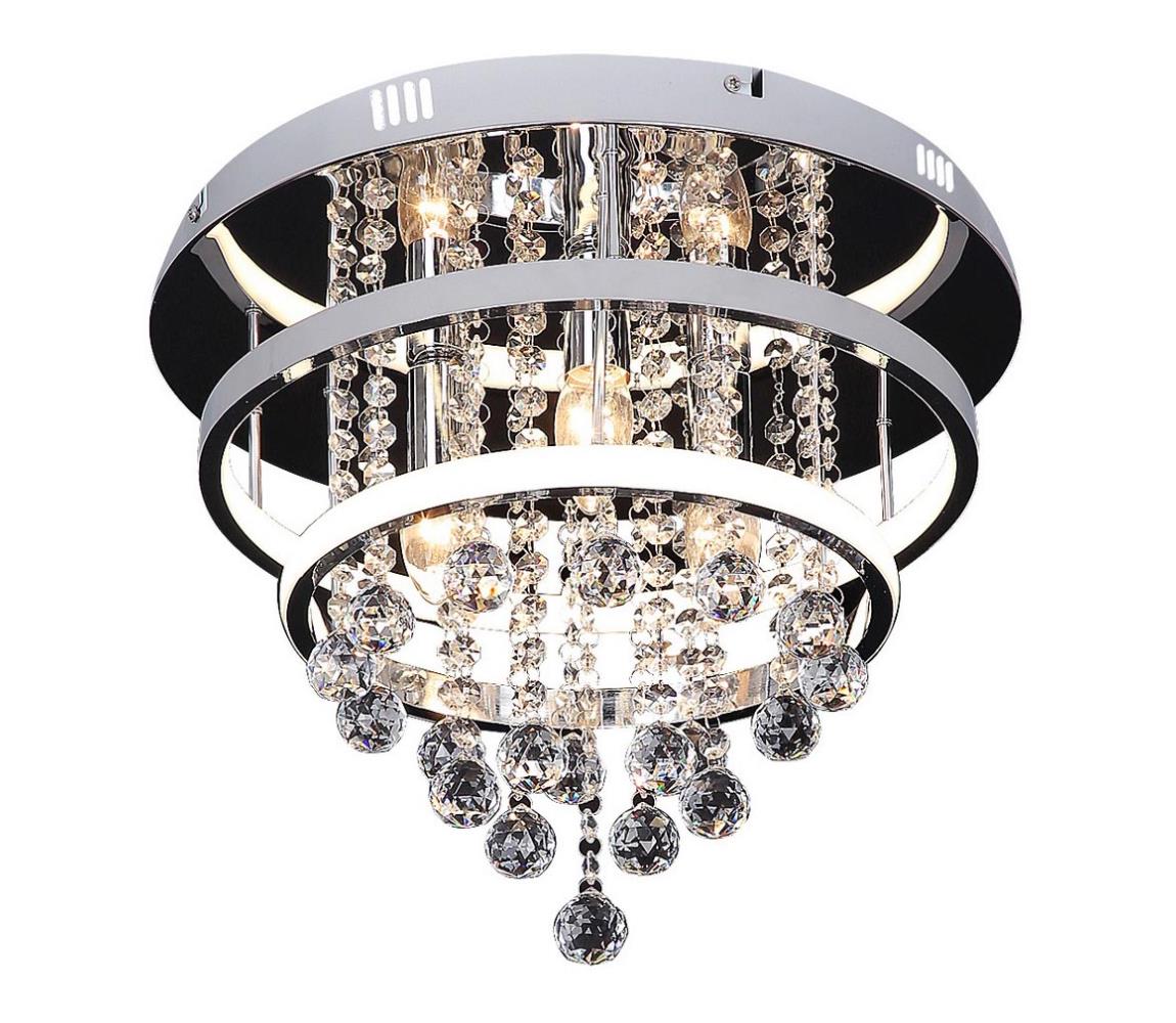 Rabalux 2237 - Křišťálový přisazený lustr PALLAS LED/32W/230V + 3xE14/40W 2237