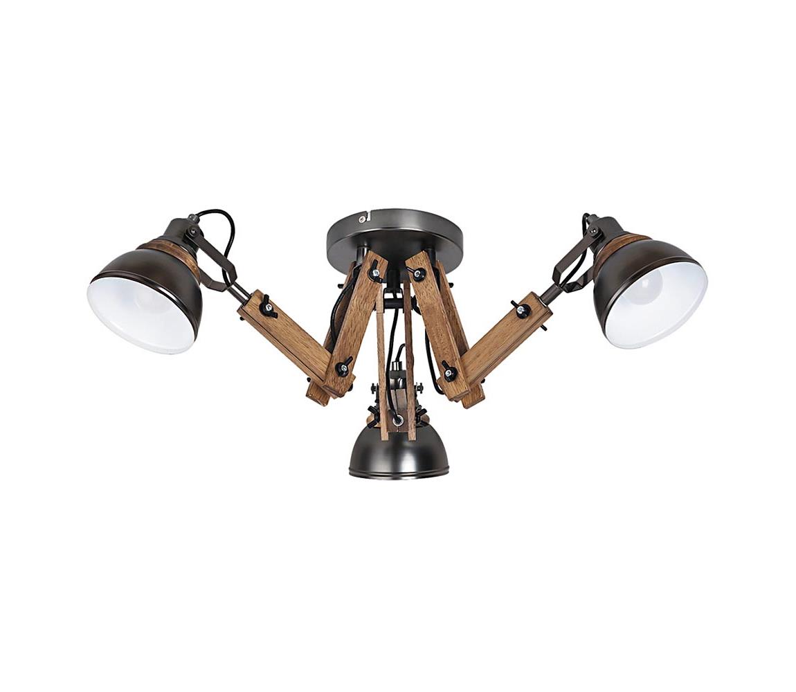 Rabalux 2724 - Přisazený lustr AKSEL 3xE14/15W/230V černá 2724