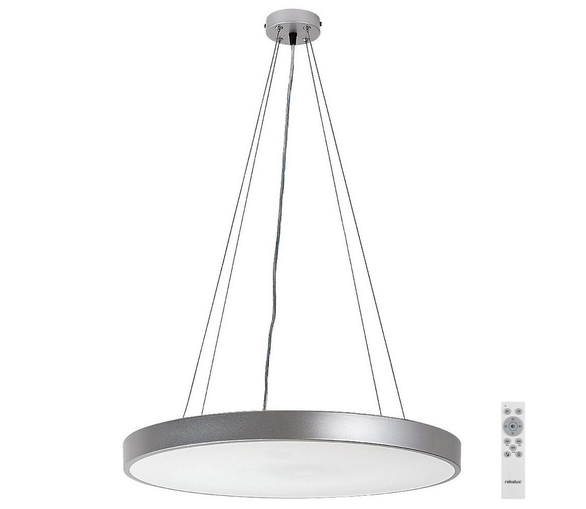 Rabalux 71042 - LED Stmívatelný lustr na lanku TESIA LED/60W/230V stříbrná + DO 71042