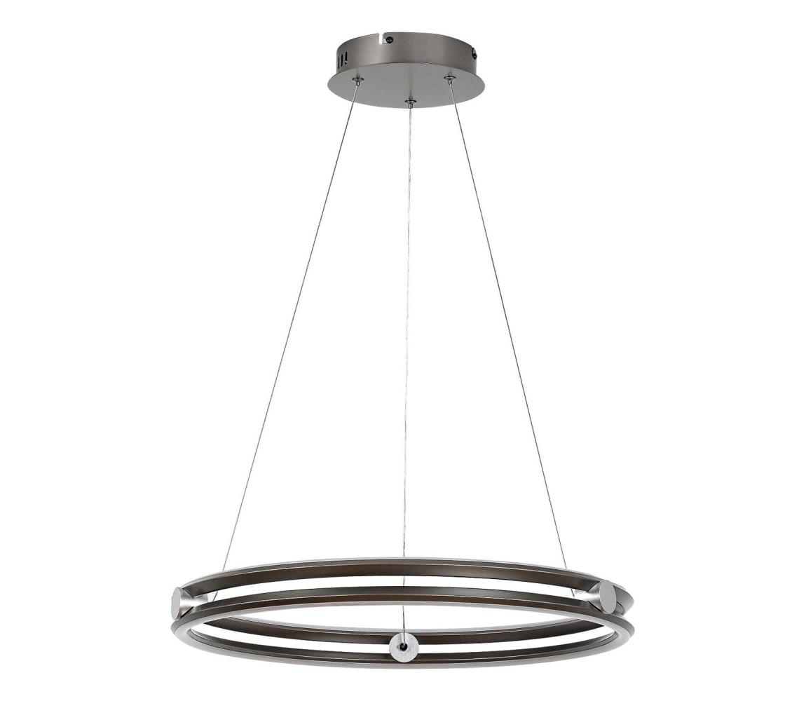 Rabalux 72277 - LED Stm lustr na lanku TRIXO 60W/230V 3000-6500K šedá+DO 72277