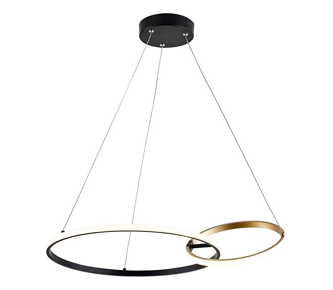 Rabalux 72296 - LED Lustr na lanku EMILION LED/36W/230V černá/zlatá 72296