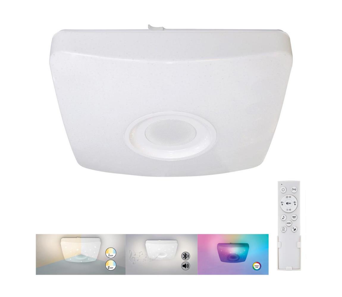 Rabalux - LED RGB Stmívatelné stropní svítidlo s reproduktorem LED/18W/230V + DO 4682