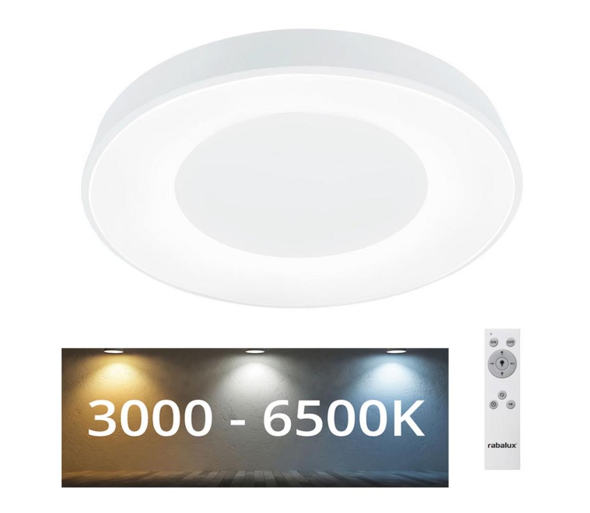 Rabalux - LED Stmívatelné stropní svítidlo LED/38W/230V bílá + DO 3000-6500K 3083