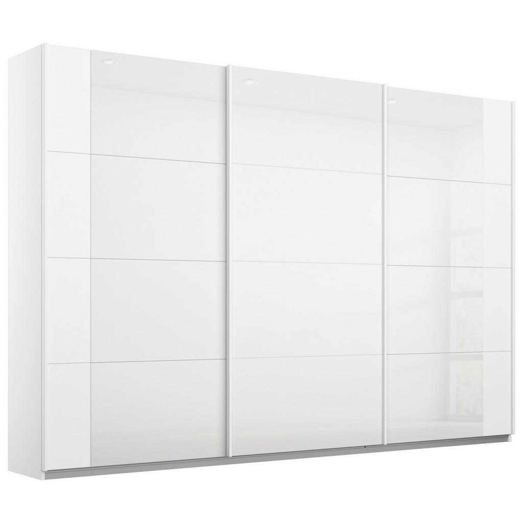 Rauch Möbel SKŘÍŇ S POSUVNÝMI DVEŘMI, bílá, vysoce lesklá bílá, 271/210/62 cm