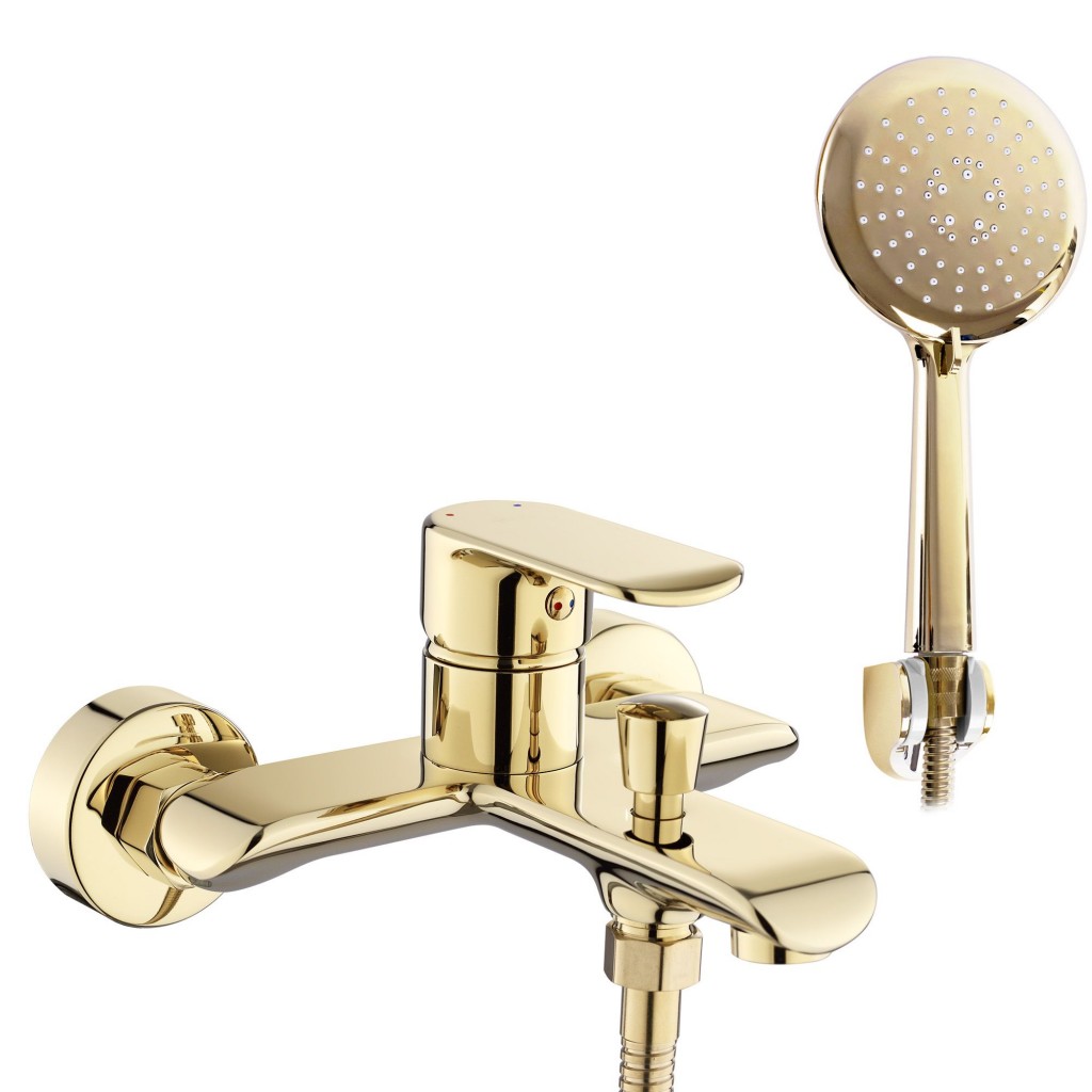 REA Koupelnová baterie BLOOM gold REA-B6389