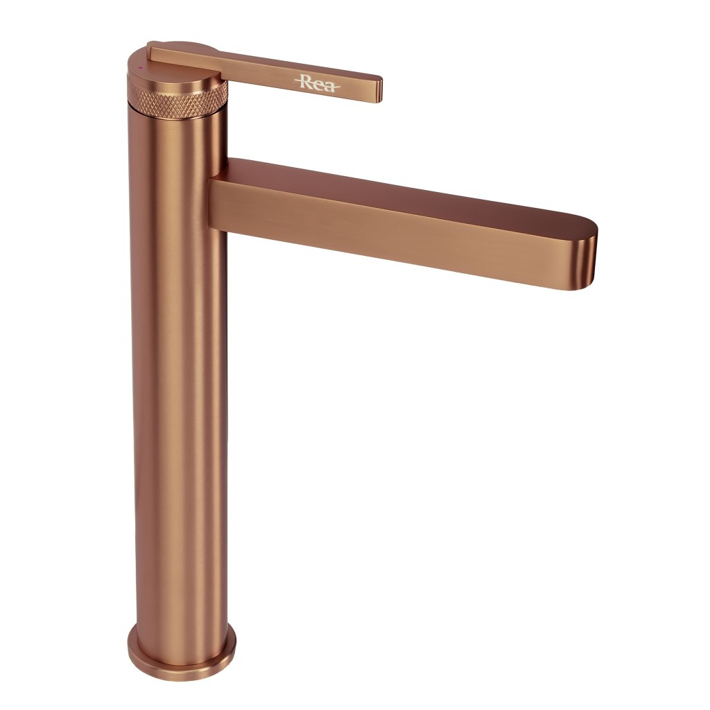 REA Koupelnová baterie Grace Brush Copper High REA-B8941