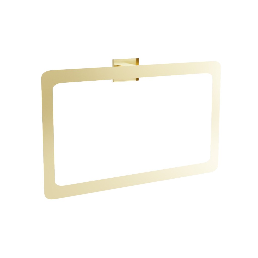 REA Koupelnový věšák Ring 210 OSTE BRUSH GOLD REA-88073