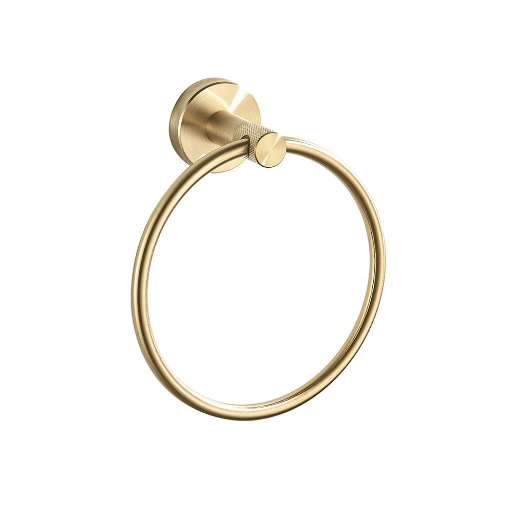 REA Koupelnový věšák Ring 6610 Modern Brush Gold REA-98012
