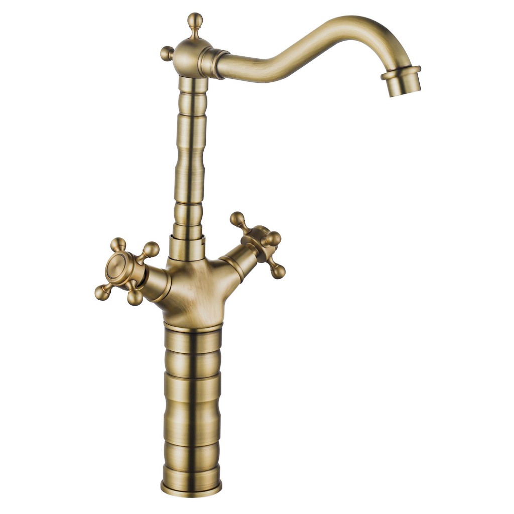 REA Kuchyňská Umyvadlová baterie Rustico antique gold REA-B5521
