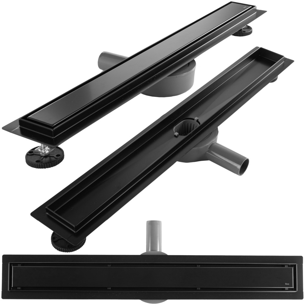 REA Lineární sprchový žlab Neox pro černá 100 REA-G7800