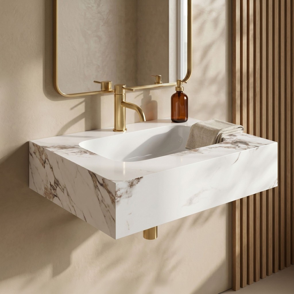 REA Nástěnné umyvadlo Aresa Cold Jade 60 REA-U9975
