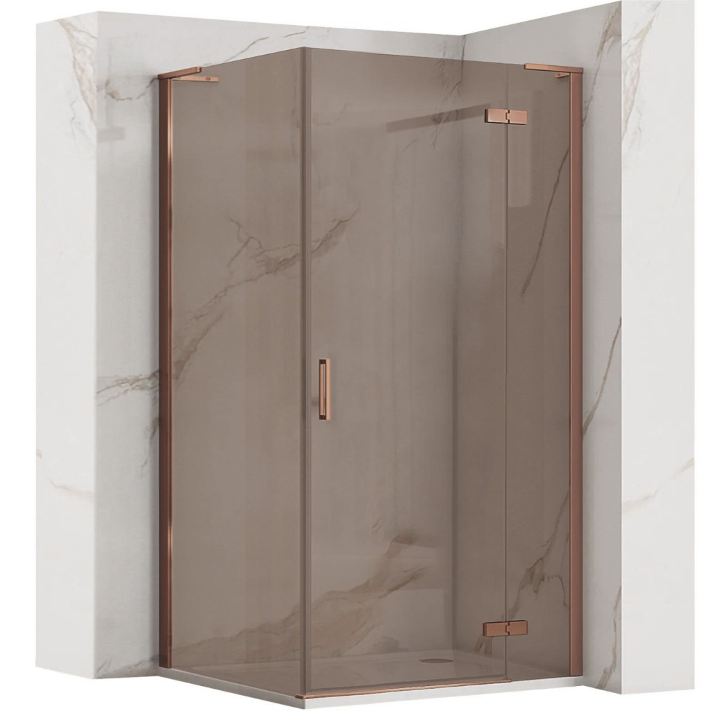 REA/S Sprchová kabina Hugo 90x90 Copper Brush KPL-K6969