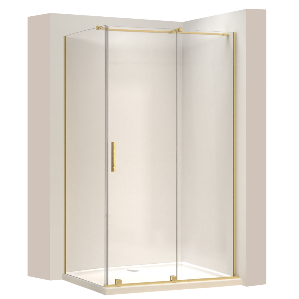 REA/S Sprchová kabina Montana Gold Brush 140x80 KPL-K2519