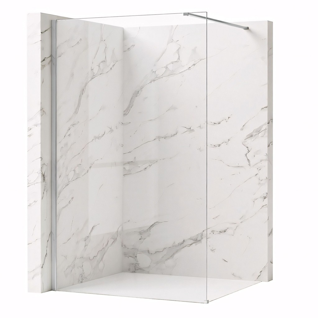 REA/S Sprchová zástěna Flexi Transparent / Chrome 110 KPL-K99061