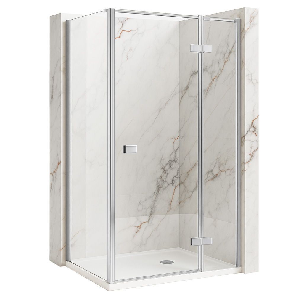 REA/S Sprchový kout Atlas 90x80 Chrome vpravo KPL-K4361