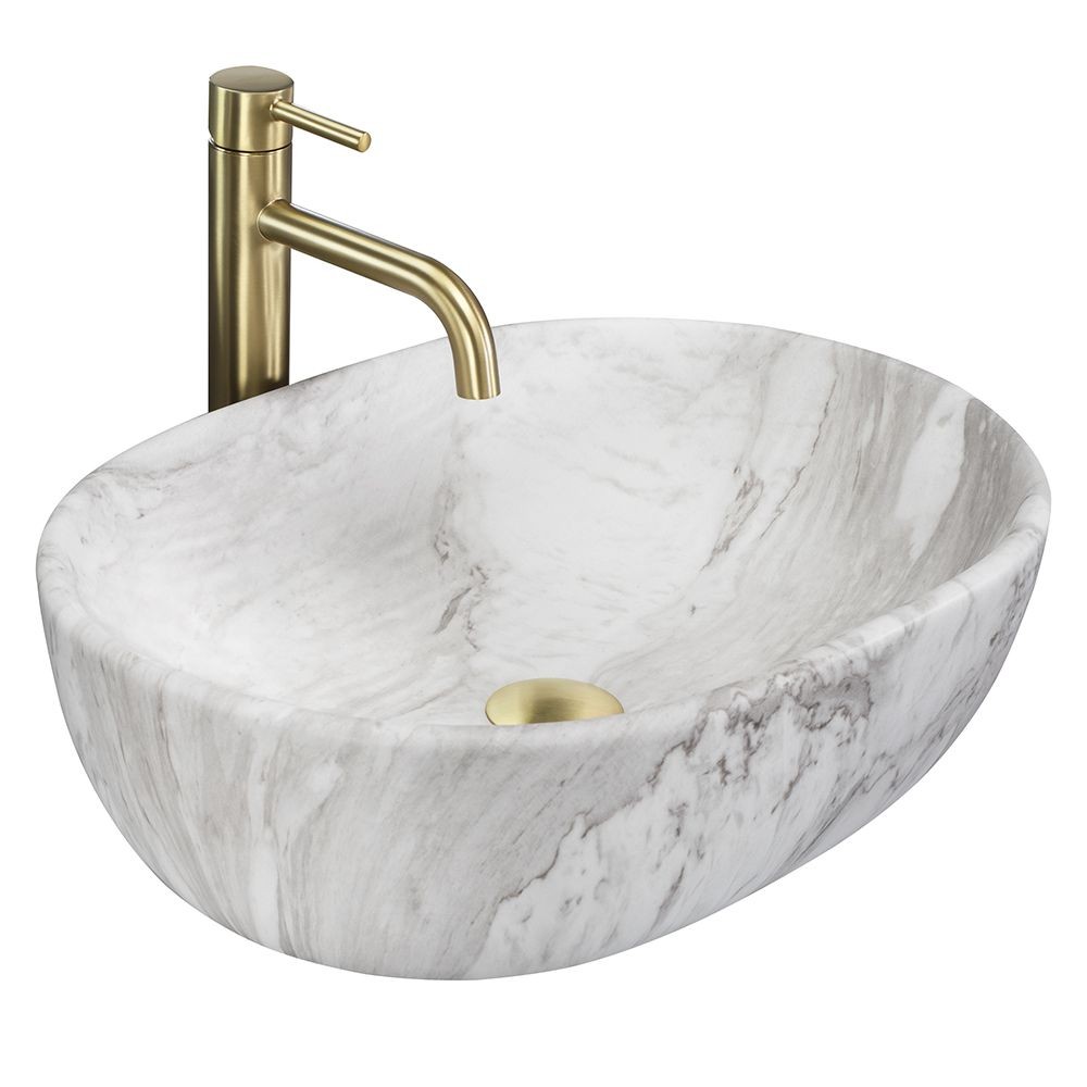 REA Umyvadlo na desku Amelia ASH MATT REA-U8489