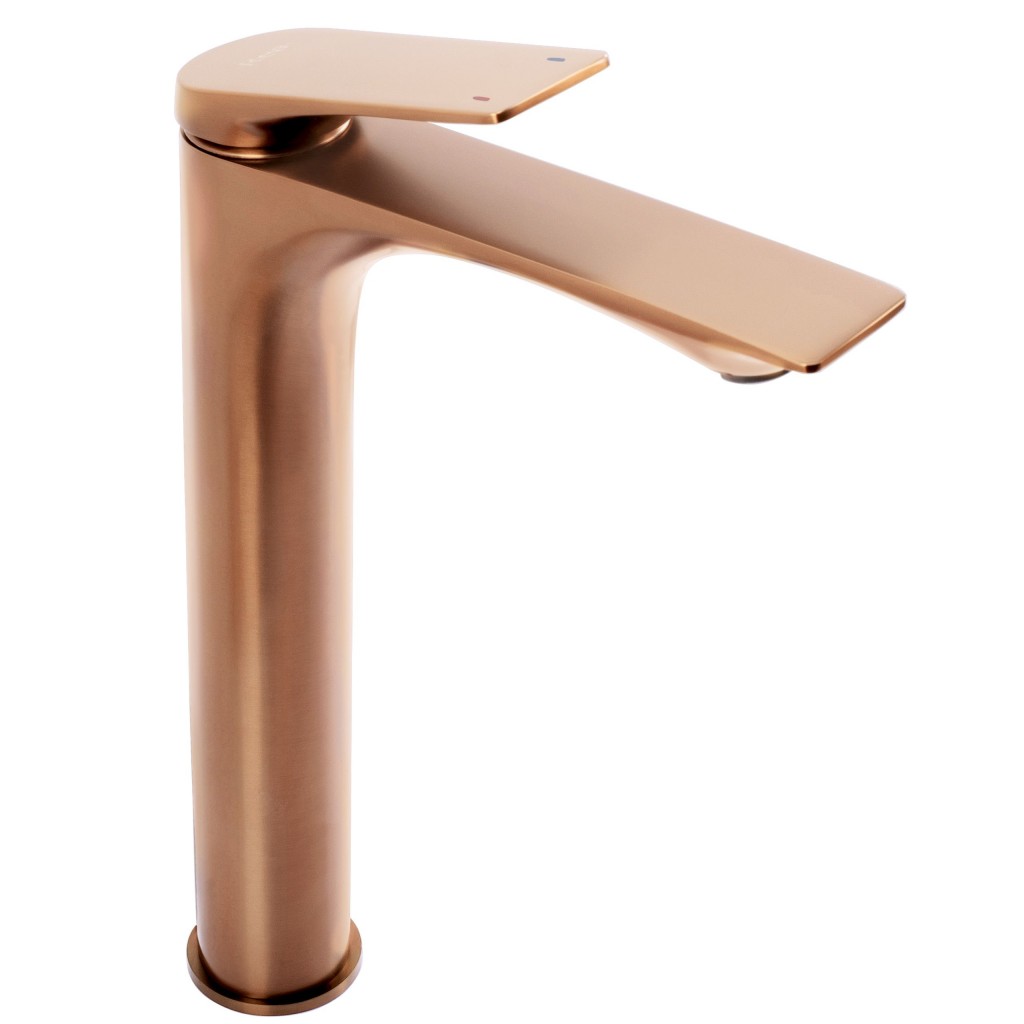 REA Umyvadlová baterie AVALON Copper Brush High REA-B0493
