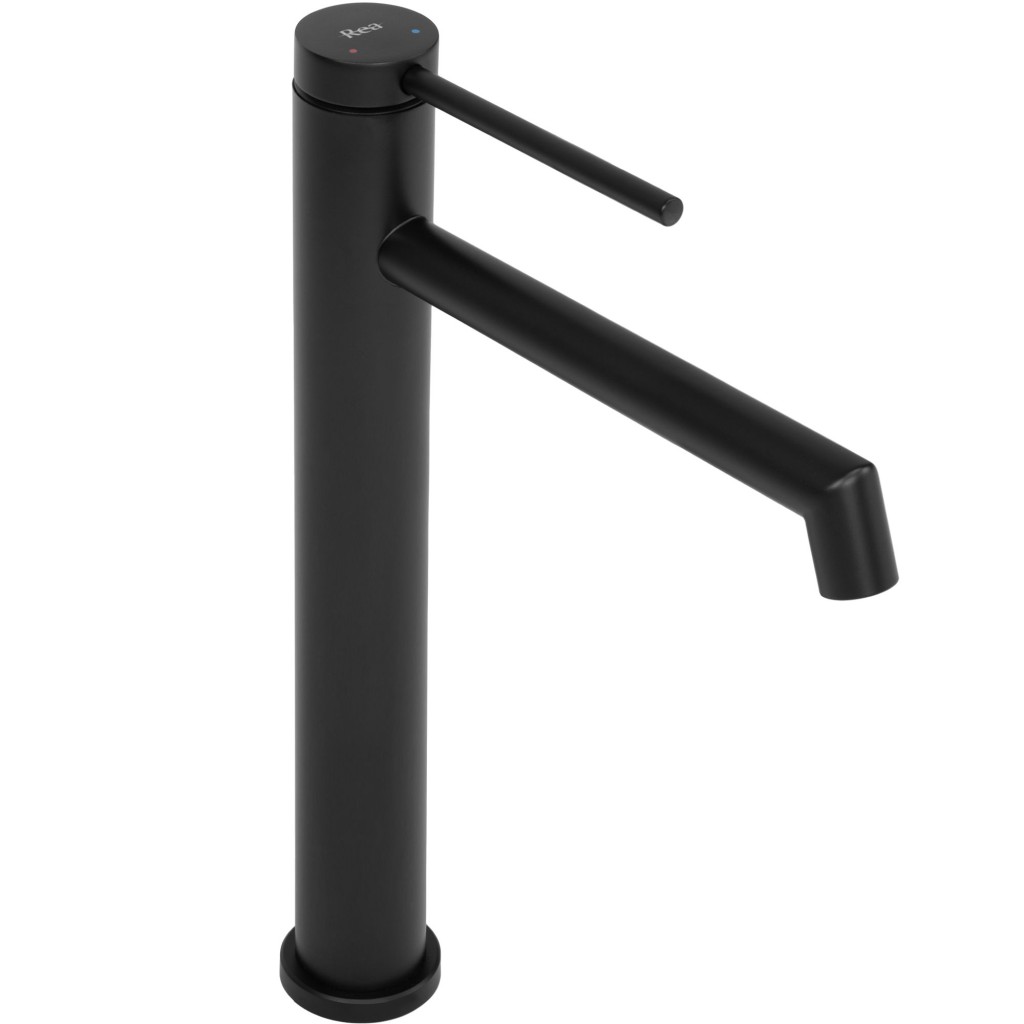REA Umyvadlová baterie Foss BLACK Matt vysoká REA-B5320