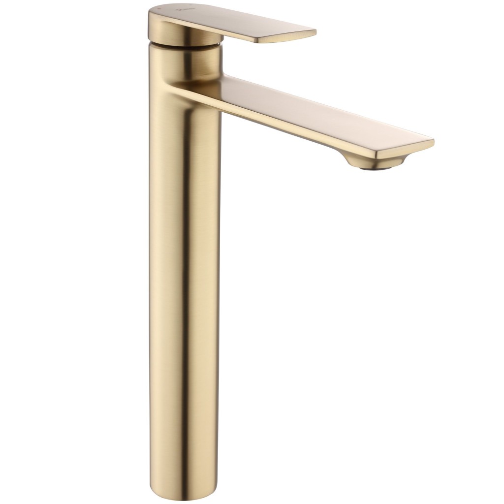 REA Umyvadlová baterie STORM GOLD BRUSH vysoká REA-B7962