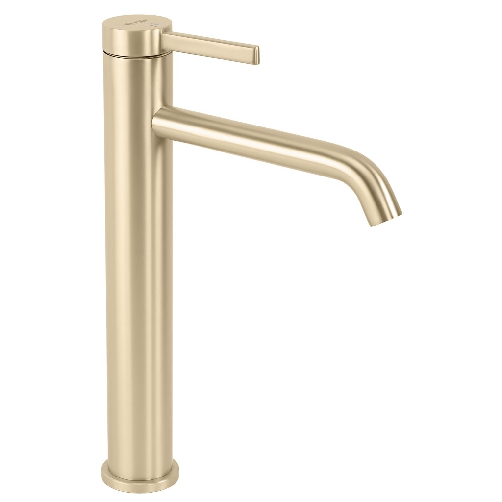 REA Umyvadlová vysoká baterie Rivo Brush Gold REA-B9321