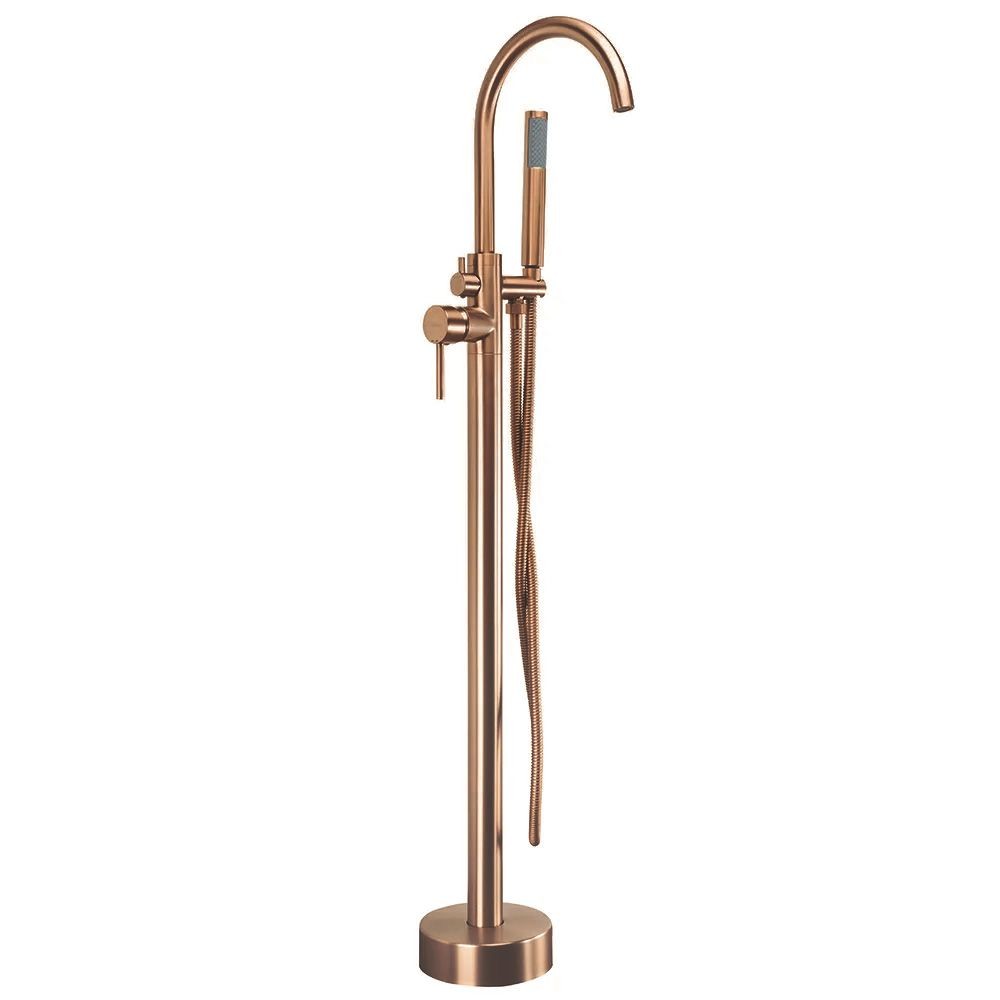 REA Volně stojící baterie Lungo brush copper REA-B7495