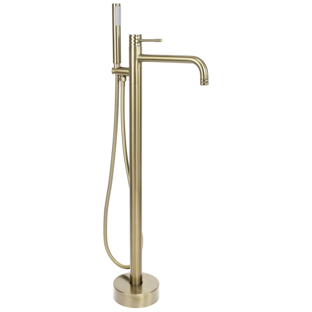 REA Volně stojící baterie Lungo Diamond Brush Gold REA-B2246