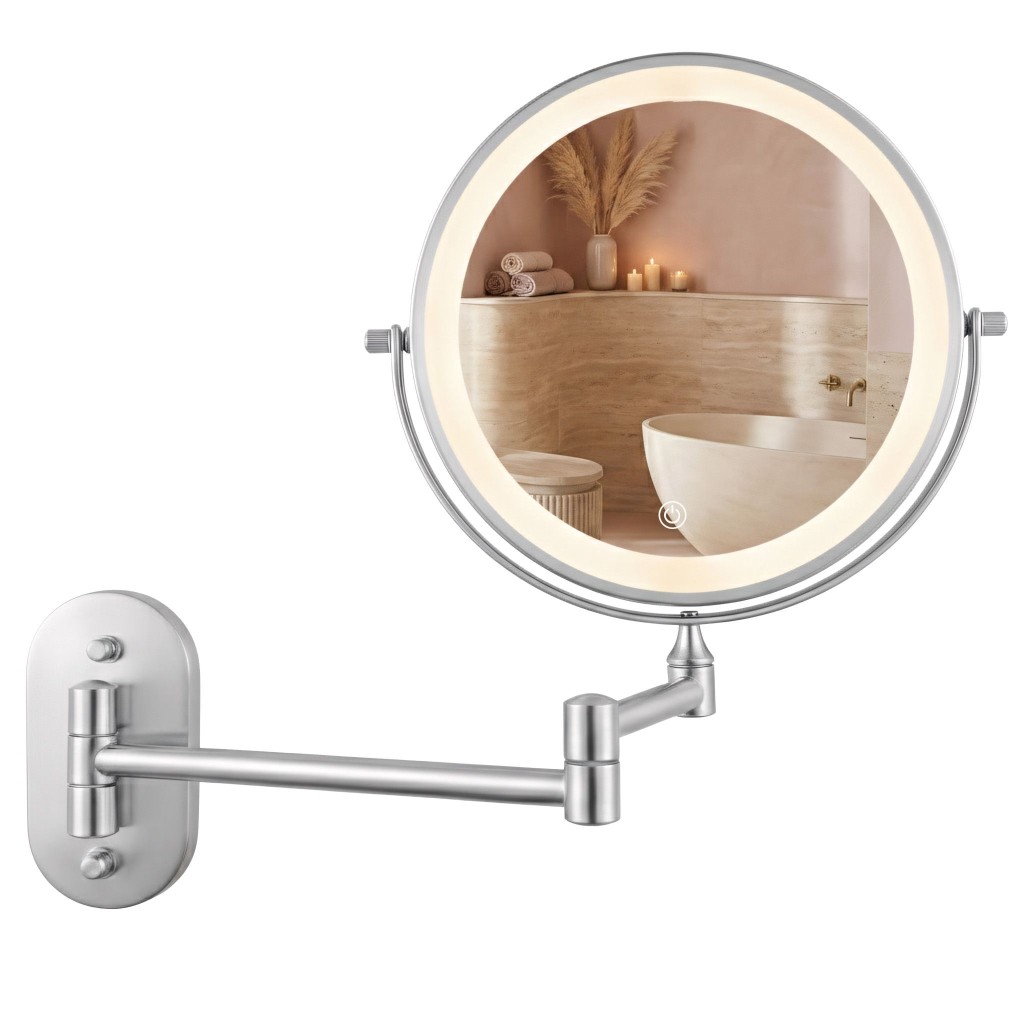 REA Zrcadlo LED Glow Chrome HOM-70003