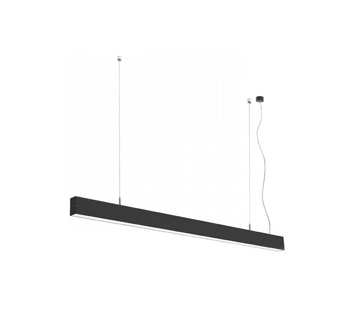 RED - Design  - R12719 - LED Lustr na lanku PESANTE LED/40W/230V černá R12719