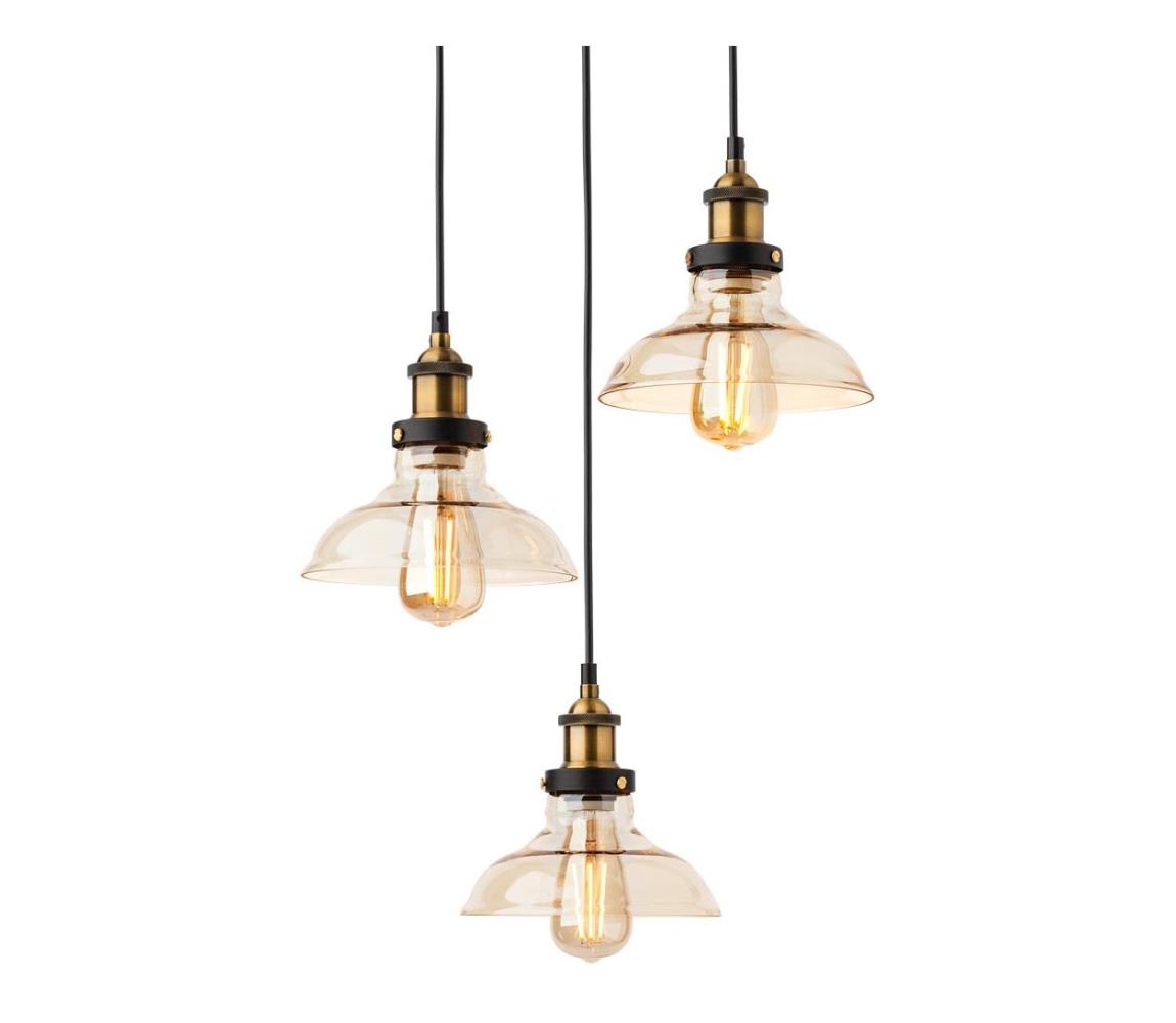 Redo 01-1004 - Lustr na lanku SAVILLE 3xE27/42W/230V 01-1004