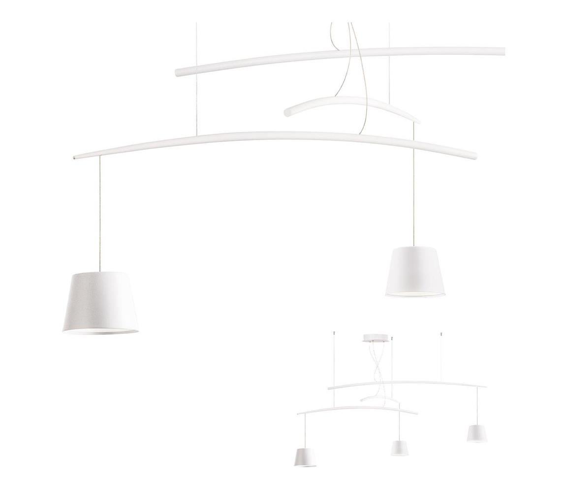 Redo 01-1524 - LED Lustr na lanku LOLLI 3xLED/6W/230V bílá 01-1524