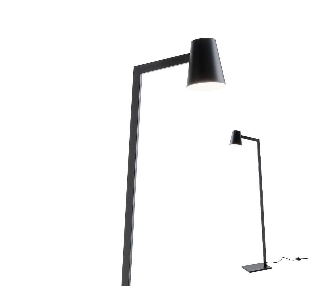 Redo 01-1557 - Stojací lampa MINGO 1xE27/42W/230V černá 01-1557