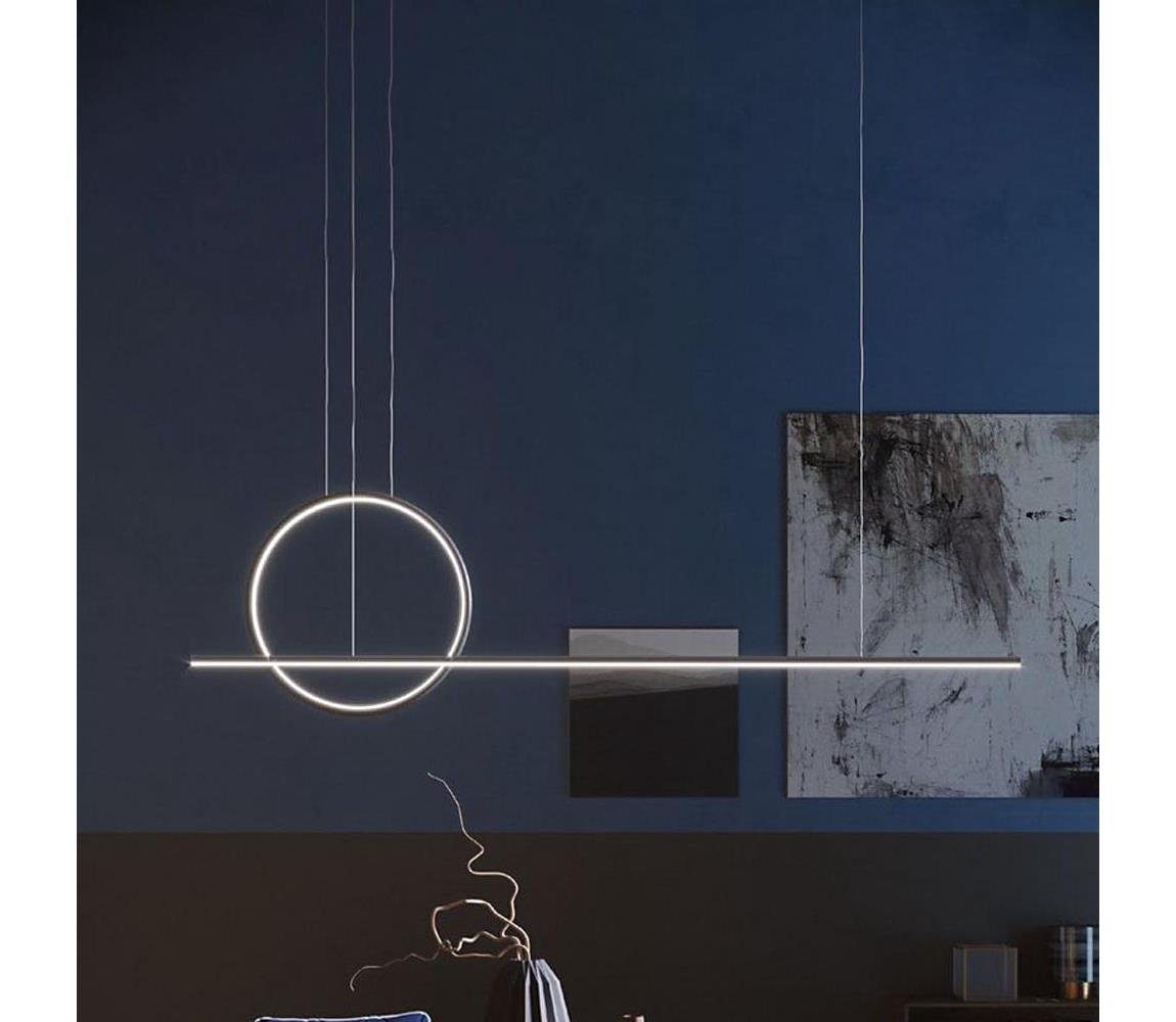 Redo 01-1735 - LED Stmívatelný lustr na lanku GIOTTO LED/46W/230V černá 01-1735
