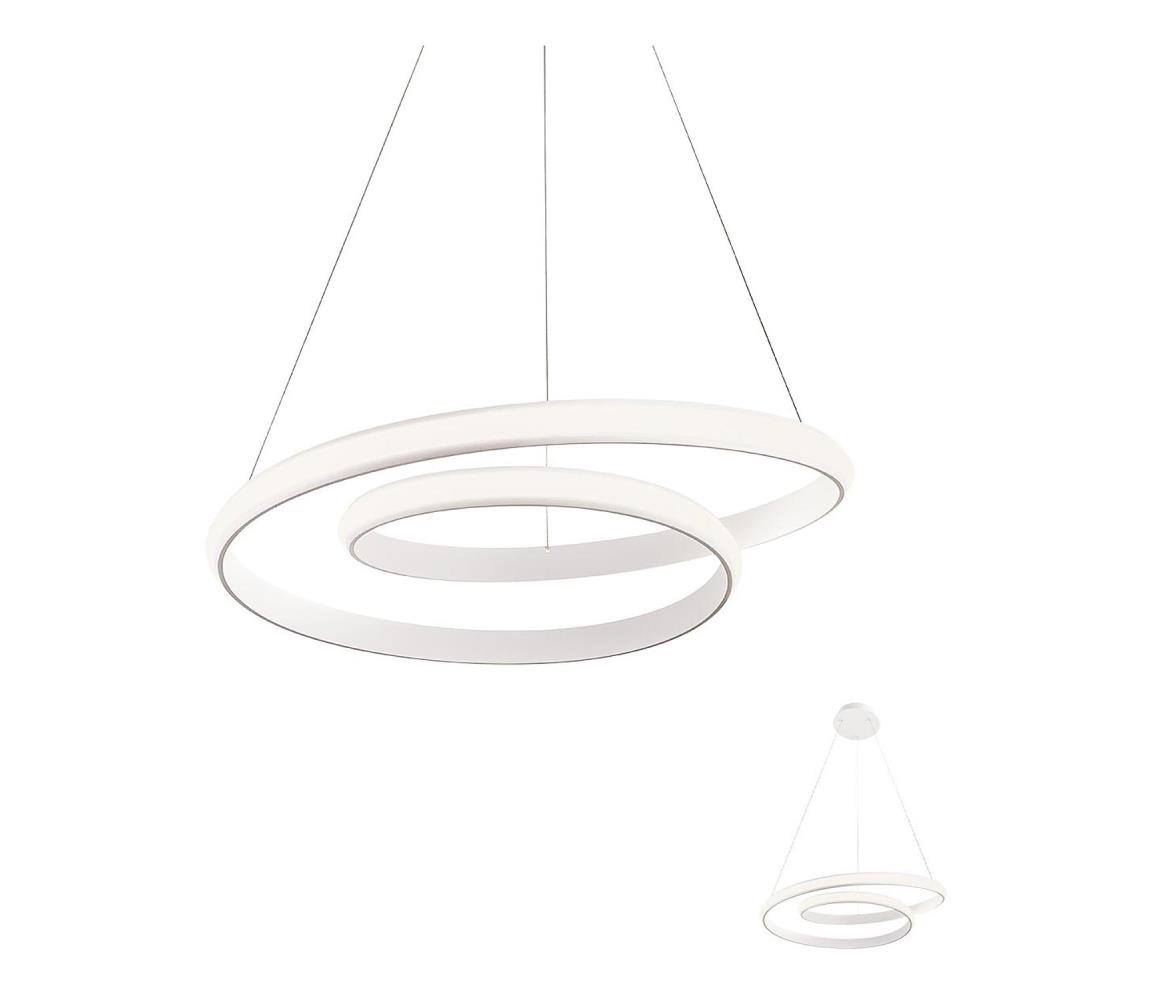Redo 01-1793 - LED Stmívatelný lustr na lanku TORSION LED/29W/230V bílá 01-1793