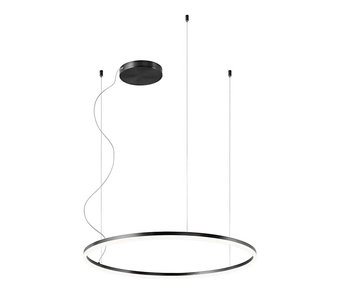 Redo 01-1949 - LED Lustr na lanku ORBIT LED/55W/230V černá 01-1949