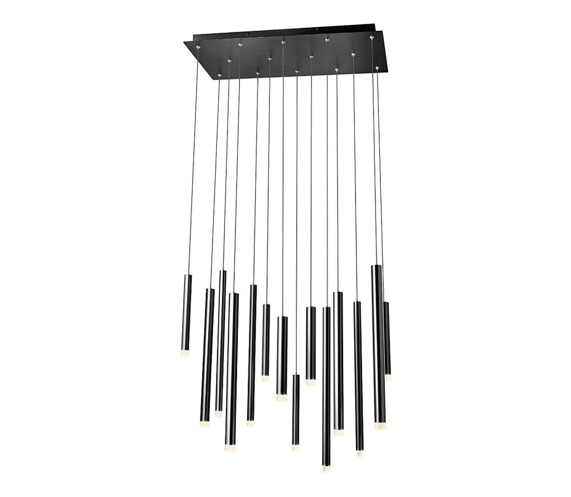 Redo 01-2056 - LED Lustr na lanku MADISON 14xLED/4W/230V černá 01-2056