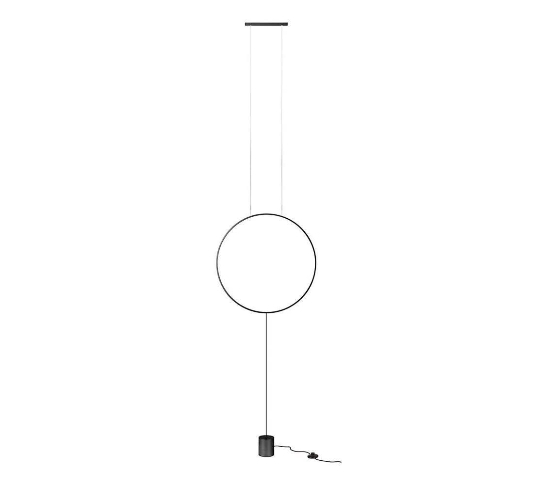 Redo 01-2197 - LED Stojací lampa SLICK LED/19W/230V černá 01-2197