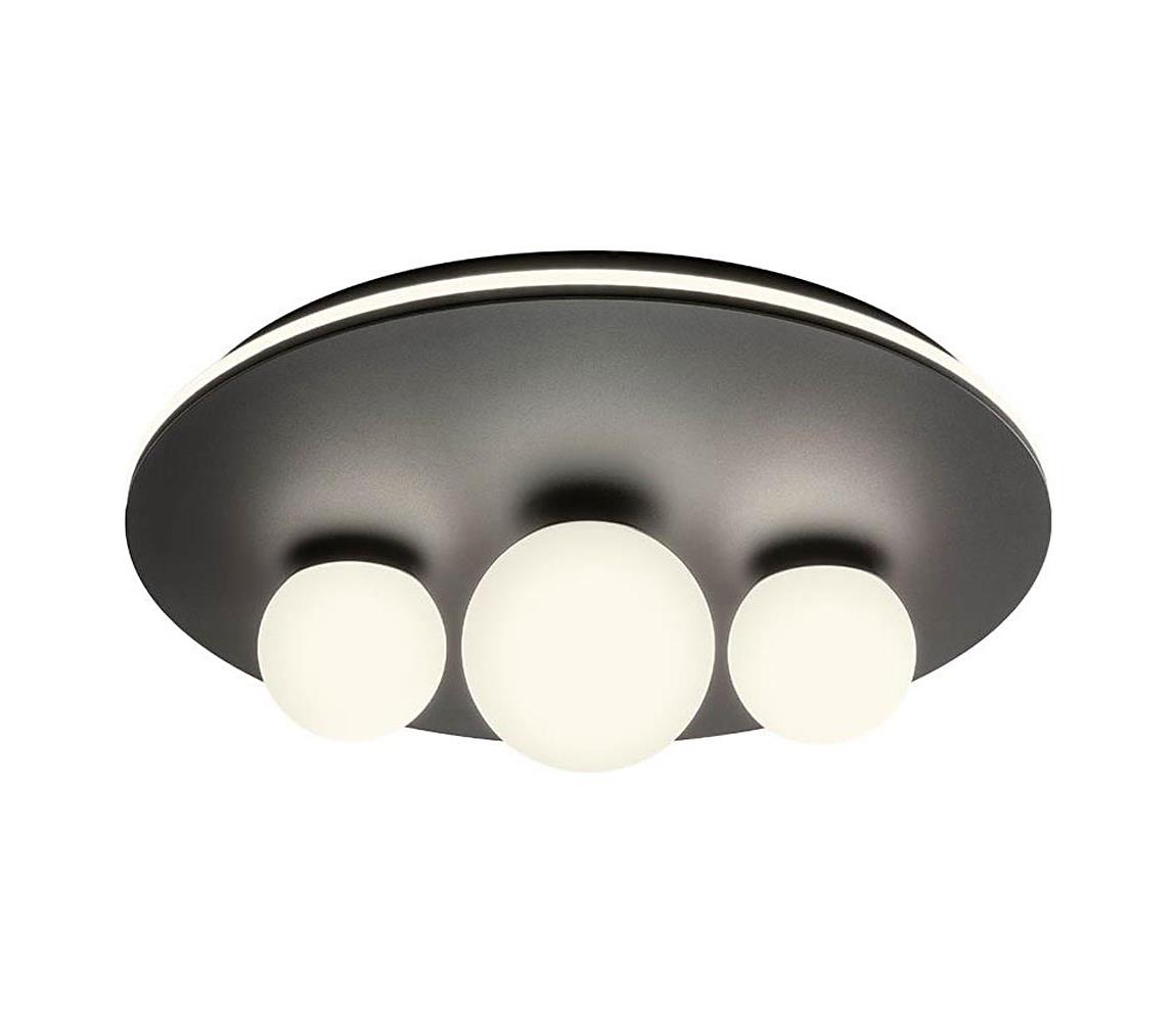 Redo 01-2466 - LED Stropní svítidlo CORUM LED/48W/230V 3000K pr.49cm CRI90 černá 01-2466