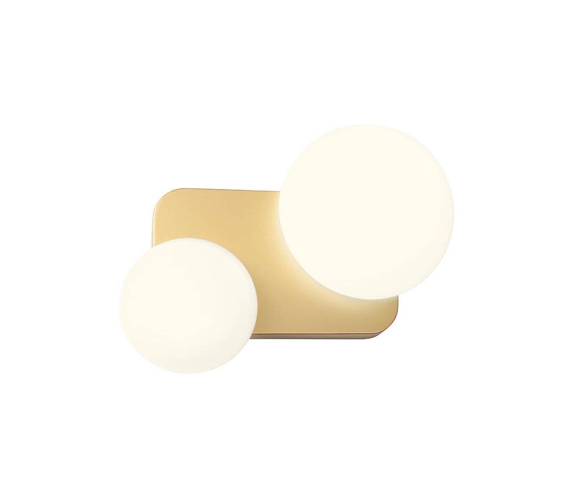 Redo 01-2471 - Nástěnné svítidlo LUMIEN 2xG9/10W/230V zlatá/bílá 01-2471