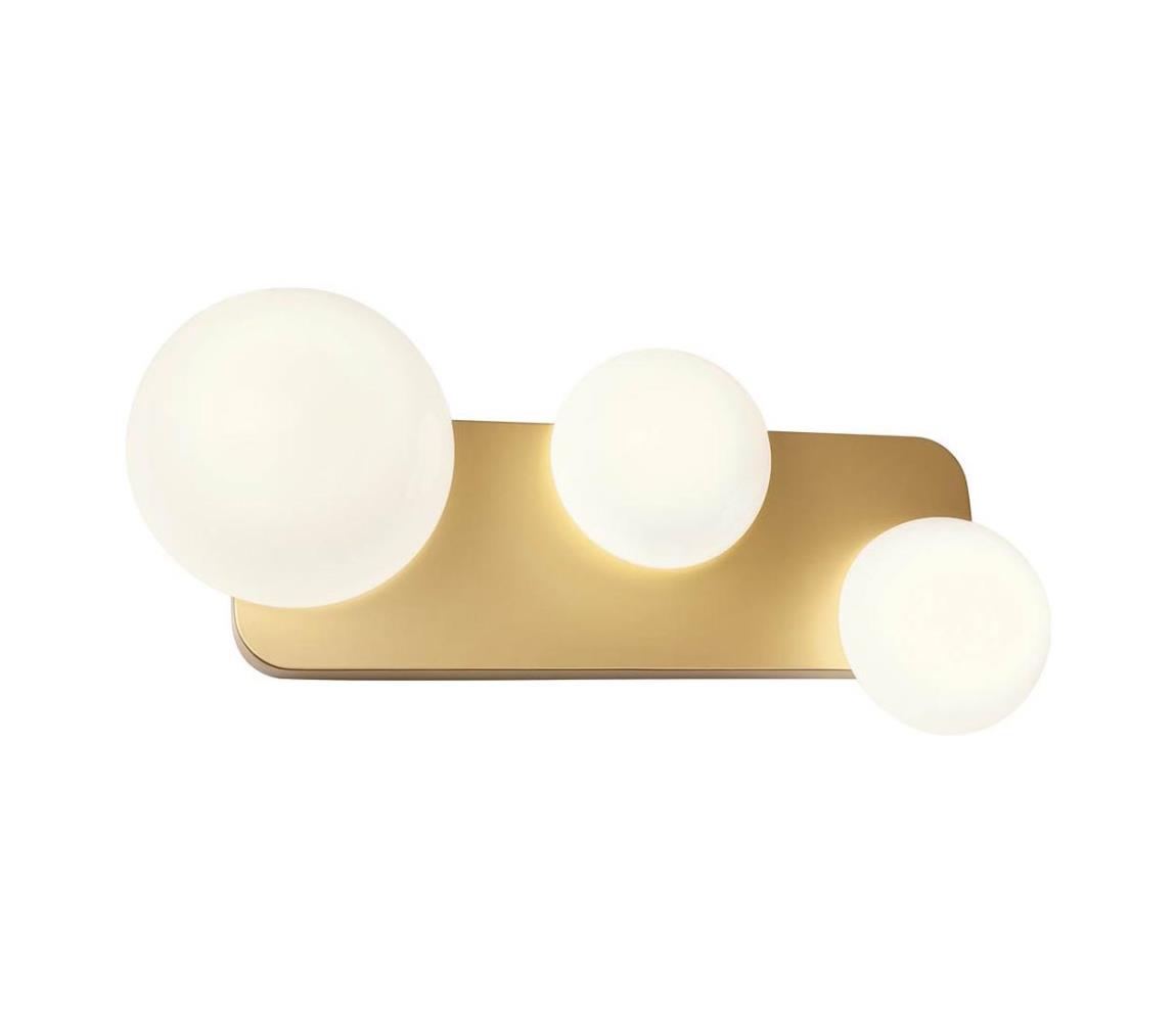 Redo 01-2472 - Nástěnné svítidlo LUMIEN 3xG9/10W/230V zlatá/bílá 01-2472
